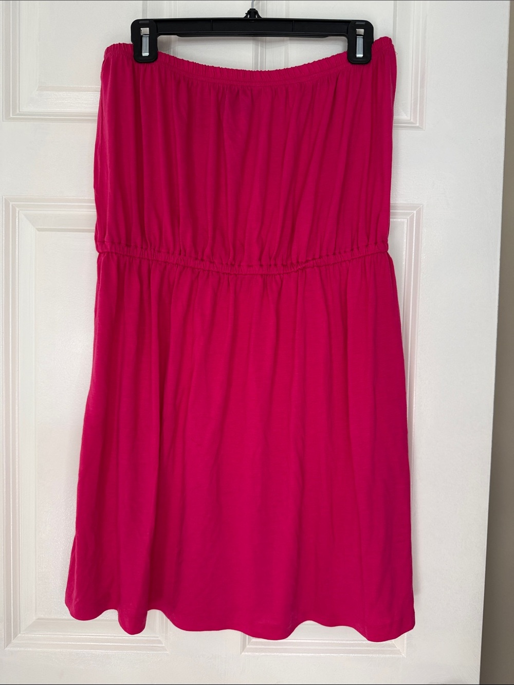 Jones New York Signature Strapless Dress in Hot Pink